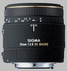 image of the Sigma 50mm f/2.8 EX DG Macro lens