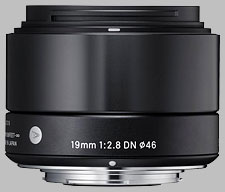 image of the Sigma 19mm f/2.8 DN Art lens