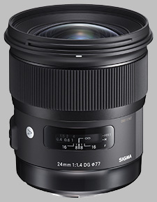 image of the Sigma 24mm f/1.4 DG HSM Art lens