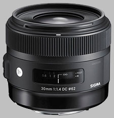 image of the Sigma 30mm f/1.4 DC HSM Art lens