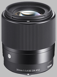 image of the Sigma 30mm f/1.4 DC DN Contemporary lens