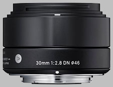 image of the Sigma 30mm f/2.8 DN Art lens
