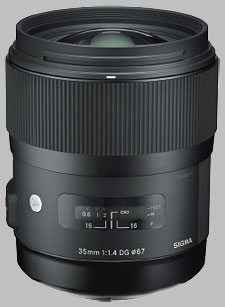 image of the Sigma 35mm f/1.4 DG HSM Art lens