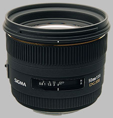 image of the Sigma 50mm f/1.4 EX DG HSM lens