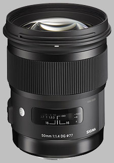 image of the Sigma 50mm f/1.4 DG HSM Art lens