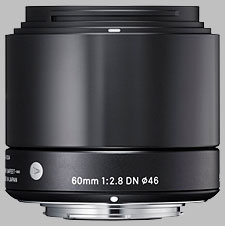 image of the Sigma 60mm f/2.8 DN Art lens
