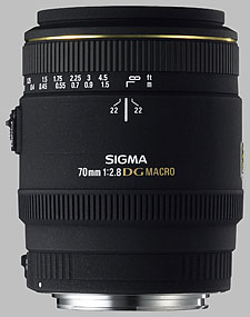 image of the Sigma 70mm f/2.8 EX DG Macro lens