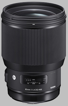 image of the Sigma 85mm f/1.4 DG HSM Art lens