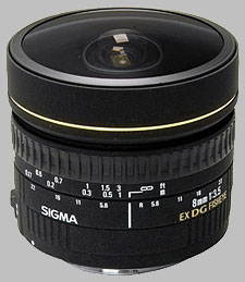 image of the Sigma 8mm f/3.5 EX DG Circular Fisheye lens