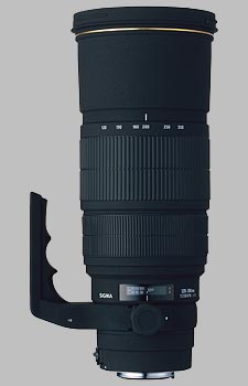 image of the Sigma 120-300mm f/2.8 EX DG HSM APO lens