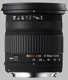 image of the Sigma 17-70mm f/2.8-4.5 DC Macro lens