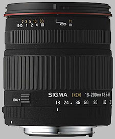 image of the Sigma 18-200mm f/3.5-6.3 DC lens