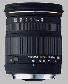 image of the Sigma 18-50mm f/2.8 EX DC lens