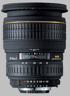 image of the Sigma 20-40mm f/2.8 EX DG Aspherical lens