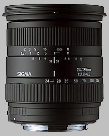 image of the Sigma 24-135mm f/2.8-4.5 Aspherical IF lens