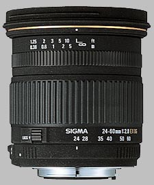 image of the Sigma 24-60mm f/2.8 EX DG lens
