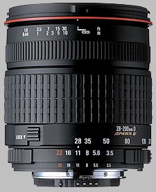 image of the Sigma 28-200mm f/3.5-5.6 Aspherical IF Macro lens