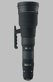image of the Sigma 300-800mm f/5.6 EX DG HSM lens