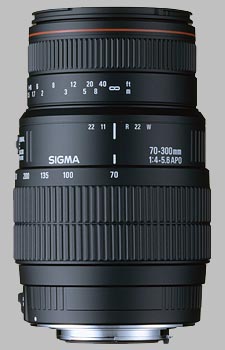 image of the Sigma 70-300mm f/4-5.6 DG Macro APO lens