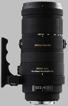 image of the Sigma 120-400mm f/4.5-5.6 DG OS HSM APO lens