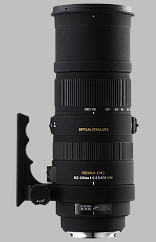 image of the Sigma 150-500mm f/5-6.3 DG OS HSM APO lens