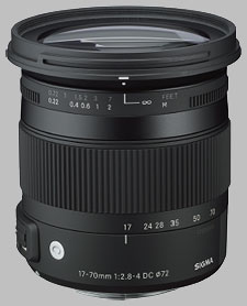 image of the Sigma 17-70mm f/2.8-4 DC Macro OS HSM Contemporary lens