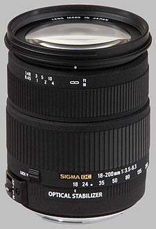 image of the Sigma 18-200mm f/3.5-6.3 DC OS HSM lens