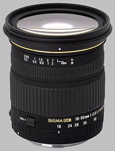 image of the Sigma 18-50mm f/2.8 EX DC Macro lens