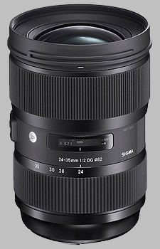 image of the Sigma 24-35mm f/2 DG HSM Art lens