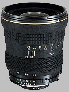 image of the Tokina 20-35mm f/2.8 AT-X 235 AF PRO lens