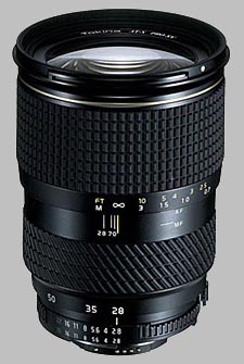 image of the Tokina 28-70mm f/2.8 AT-X 287 AF PRO SV lens