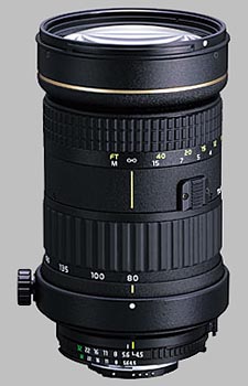 image of the Tokina 80-400mm f/4.5-5.6 AT-X 840 AF D lens