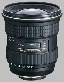 image of the Tokina 11-16mm f/2.8 AT-X 116 PRO DX SD lens