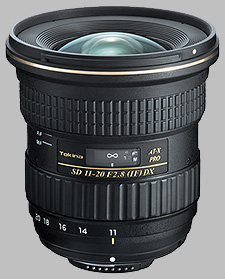 image of the Tokina 11-20mm f/2.8 AT-X PRO DX SD lens