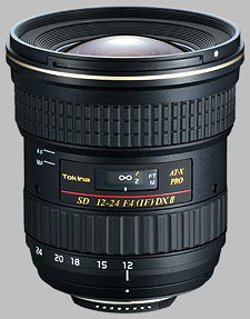 image of the Tokina 12-24mm f/4 AT-X 124 AF PRO DX II SD lens