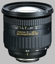 image of the Tokina 16.5-135mm f/3.5-5.6 AT-X DX lens