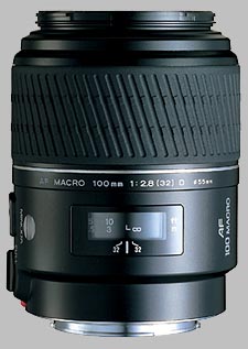 image of the Konica Minolta 100mm f/2.8 Macro D AF lens