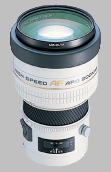 image of the Konica Minolta 200mm f/2.8 APO G AF lens
