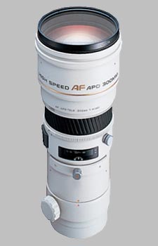 image of the Konica Minolta 300mm f/4 APO G AF lens