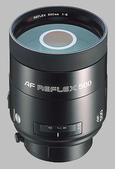 image of the Konica Minolta 500mm f/8 AF Reflex lens