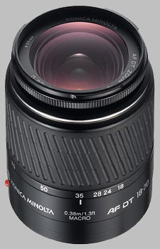 image of the Konica Minolta 18-70mm f/3.5-5.6 D AF DT lens