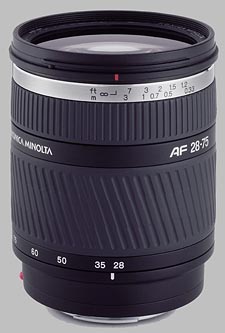 image of the Konica Minolta 28-75mm f/2.8 D AF lens