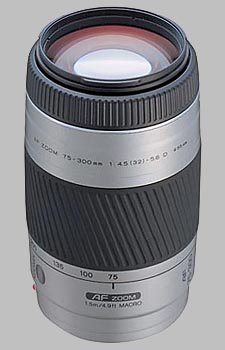 image of the Konica Minolta 75-300mm f/4.5-5.6 D AF lens