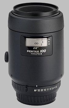 image of the Pentax 100mm f/2.8 Macro SMC P-FA lens
