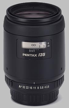 image of the Pentax 135mm f/2.8 IF SMC P-FA lens