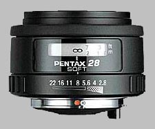 image of the Pentax 28mm f/2.8 Soft SMC P-FA lens