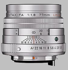 image of Pentax 77mm f/1.8 Limited SMC P-FA