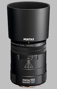 image of the Pentax 100mm f/2.8 Macro SMC D FA WR lens