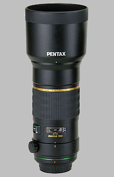 image of the Pentax 300mm f/4 ED IF SDM SMC DA* lens