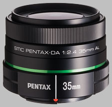image of the Pentax 35mm f/2.4 AL SMC DA lens
